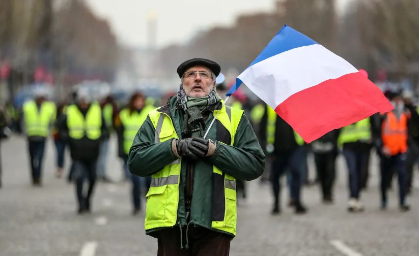 Proteste în Paris. 