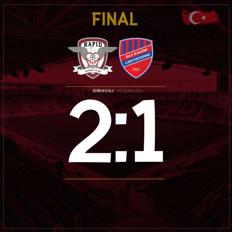 Ftobal: FC Rapid a învins cu 2-1 vicecampioana Poloniei, Rakow Czestochowa, în ultimul amical din Antalya - rapid-1642176762.jpg